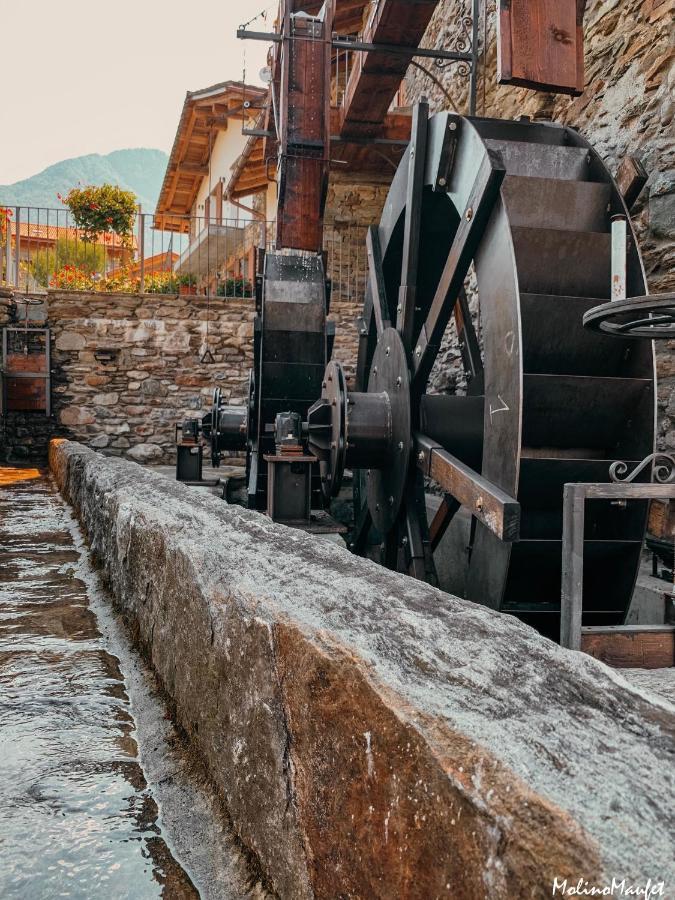 Il Fienile - Lake Como Heritage Home In Molino Maufet Watermill - Lake View Terrace コーリコ エクステリア 写真